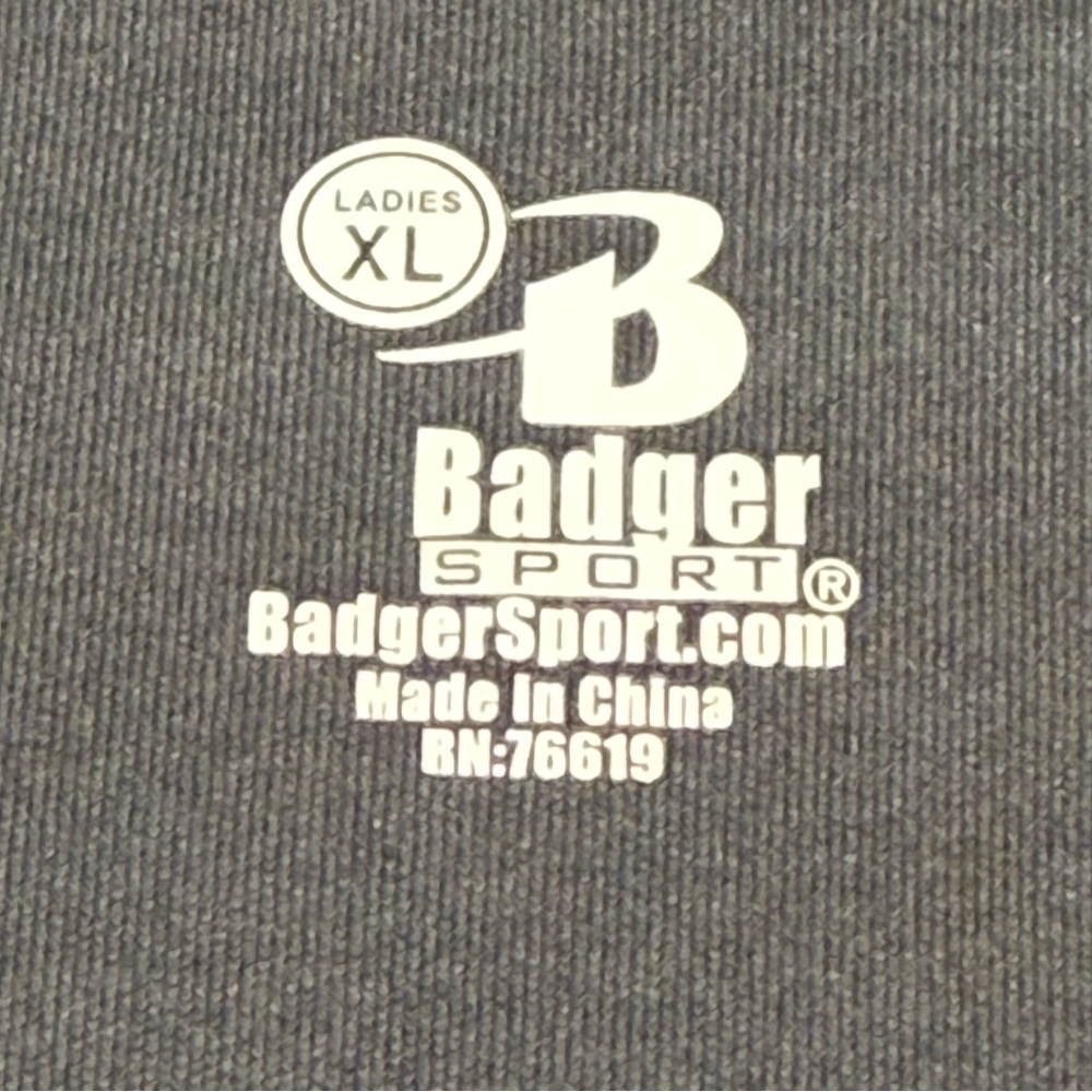 Badger Sport - Gray & Black Lady Broncos Basketball Pullover - Size XL - Picture 7 of 16